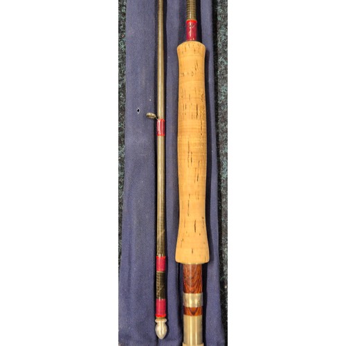 427 - Two Piece Graphite fly rod with bag; The Hampshire # 6/7.