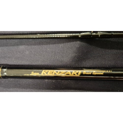 431 - Two piece Daiwa Super Kenzaki Braid Special Boat Rod. 'Model No. SKZ-B 12, Length: 7' 8