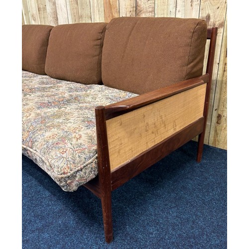 312 - Mid century rosewood daybed possibly by Guy Rodgers or Greaves & Thomas. [75x197x75cm]