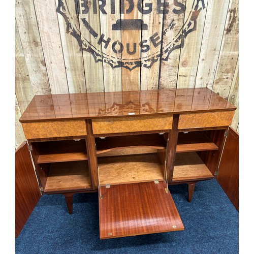 321 - Mid century Meredew rosewood 3 drawer, 3 door sideboard, [88x139x48cm]