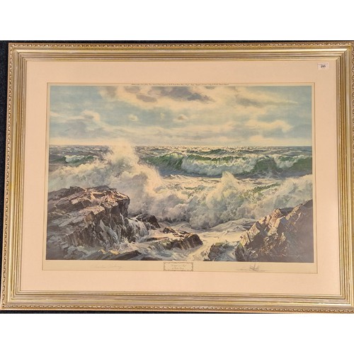 295 - Charles Vickery 
Large limited edition print titled 