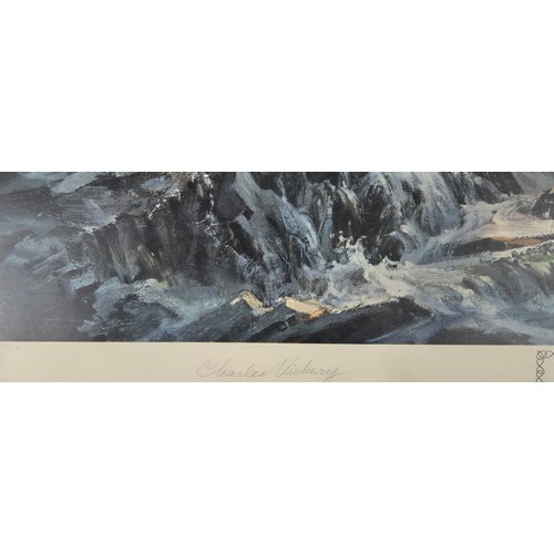 295 - Charles Vickery 
Large limited edition print titled 