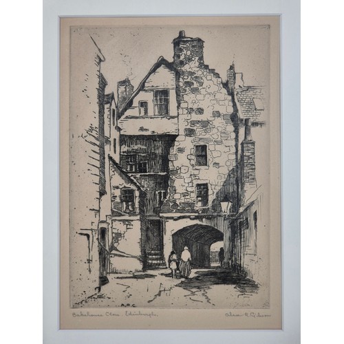 305 - Alan R. Gibson [Scottish C.1920]
Original signed etching titled 