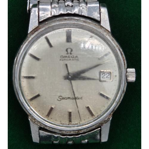 70 - Gent's Omega Automatic Seamaster wrist watch. Stainless steel body and strap. [Non Runner]