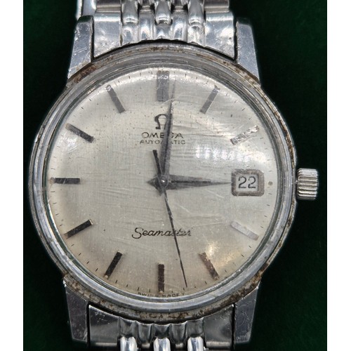 70 - Gent's Omega Automatic Seamaster wrist watch. Stainless steel body and strap. [Non Runner]