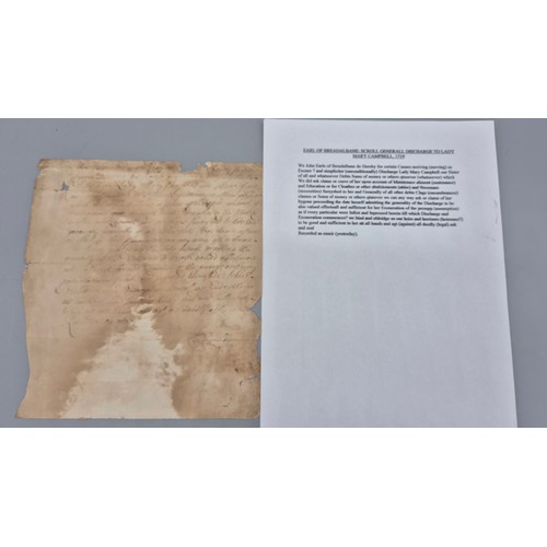 120 - Papers relating to the Campbell family, Earls of Breadalbane.
The following documents were the prope... 