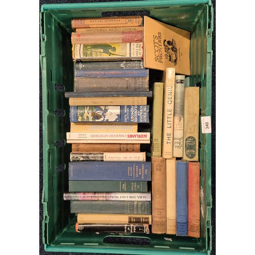 340 - Crate of mixed books; Bosambo of the river- Edgar Wallace, The Keys of the Kingdom- A.J. Cronin, The... 