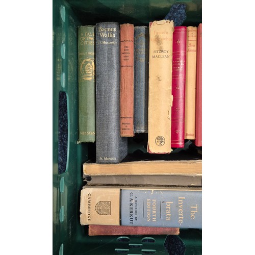 339 - Crate of mixed books; The Pillar by David Walker, Strong Mac by S.R. Crockett, various titles by Jos... 