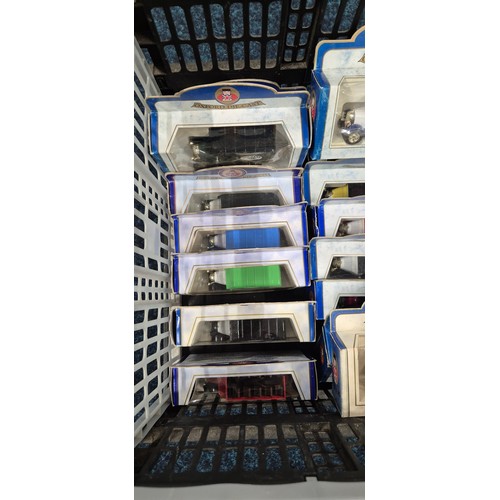 369 - A crate of Oxford Die Cast advertising van models [all boxed]