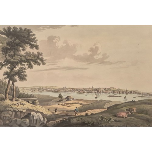 179 - 19th century coloured engraving titled 