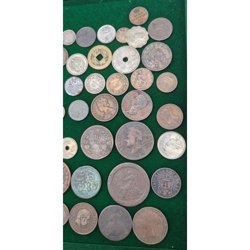 77 - A Collection of antique coinage; 1813 Birmingham three Pence-One Pound Note payable at the workhouse... 