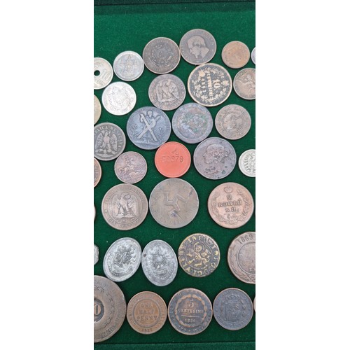 77 - A Collection of antique coinage; 1813 Birmingham three Pence-One Pound Note payable at the workhouse... 