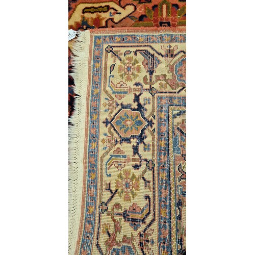 316 - Persian style hand knotted livingroom rug [185.5x126cm]