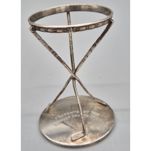 65 - 1928 Birmingham silver golf trophy presented by the Dunlop Sports Co Ltd. Produced by The Birmingham... 