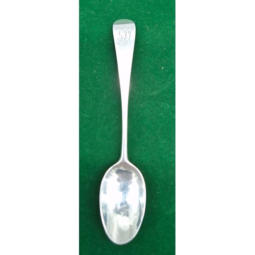 64 - Circa 1800's Scottish Provincial tea spoon. Produced by John Keith Banff.