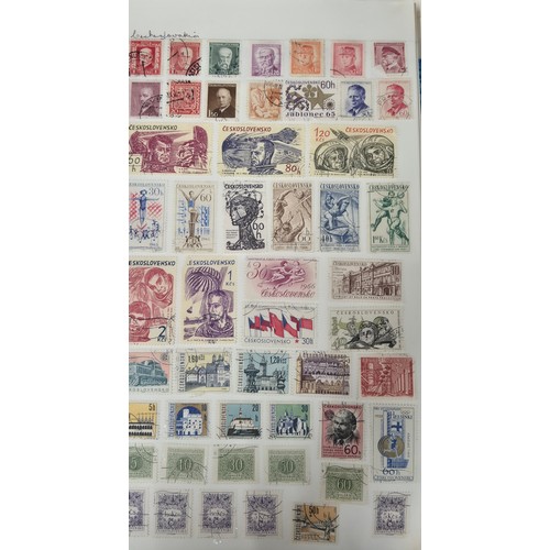 319 - Album containing a large quantity of mixed world stamps.