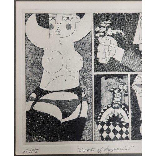 436 - Euan Heng Artist Proof & another Print; First  - Euan L Heng (born 1945), an Artist Proof etching si... 