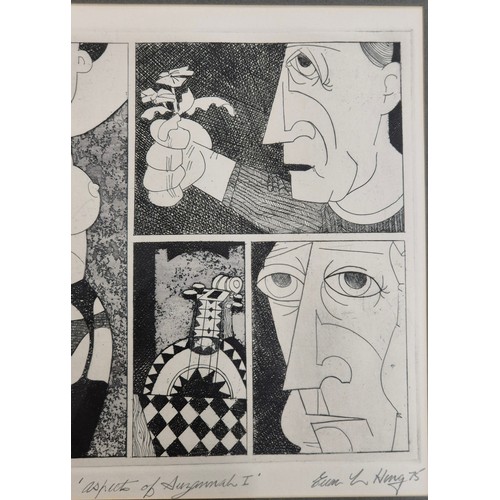 436 - Euan Heng Artist Proof & another Print; First  - Euan L Heng (born 1945), an Artist Proof etching si... 