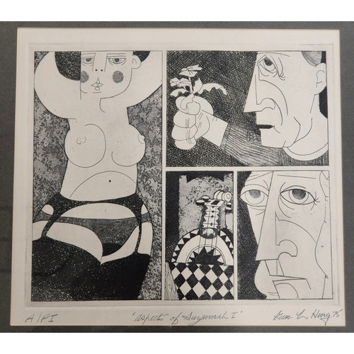 436 - Euan Heng Artist Proof & another Print; First  - Euan L Heng (born 1945), an Artist Proof etching si... 