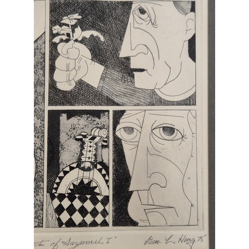 436 - Euan Heng Artist Proof & another Print; First  - Euan L Heng (born 1945), an Artist Proof etching si... 