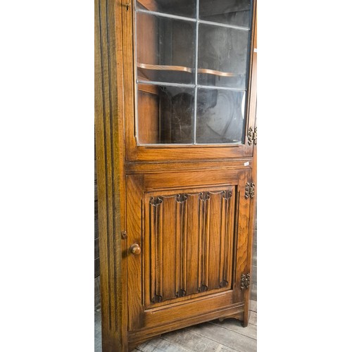 255 - A vintage Old Charm corner cabinet [181x75.39.5cm]