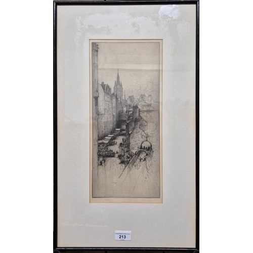 213 - Framed Etching 