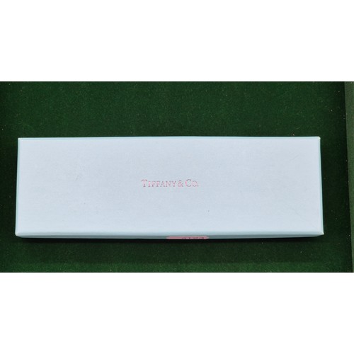 14 - Tiffany & Co Sterling silver bookmark. Comes with pouch and original box.