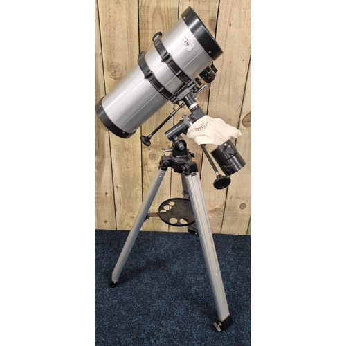 418 - Celestron telescope on stand with accessories