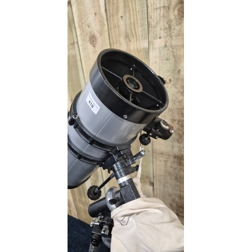 418 - Celestron telescope on stand with accessories