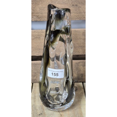 155 - Vintage White Friars Knobbly vase. [25cm high]