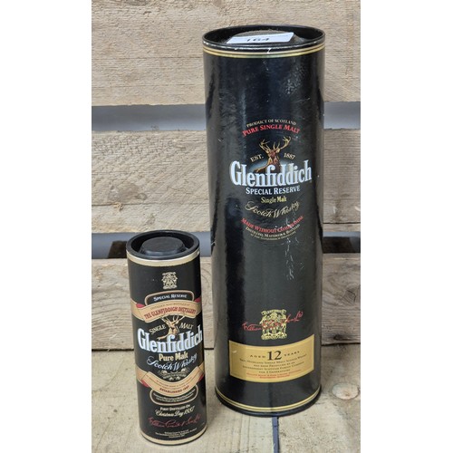 164 - Boxed Glenfiddich Special Reserve aged 12 years- full and sealed- 35cl. Together with Single Malt Gl... 