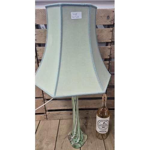 415A - Vintage Selkirk Art Glass table lamp.