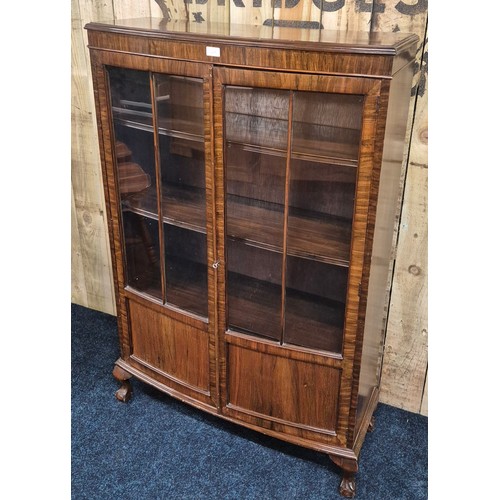 320A - A Vintage Mahogany China Cabinet