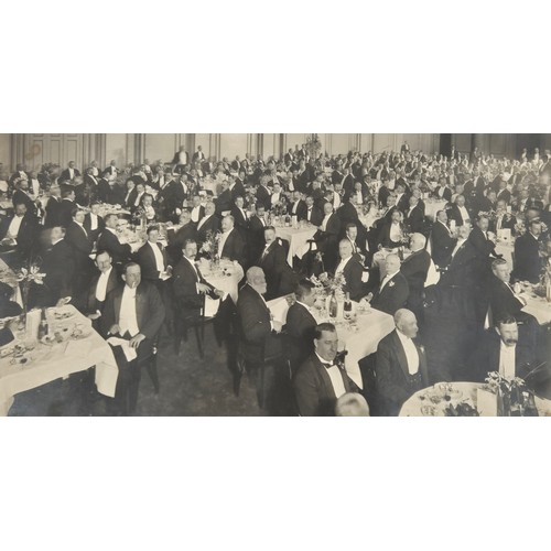 143 - A Selection of early 20th century Group meeting photographs; The Annual Assam Dinner - A. Bryans Esq... 