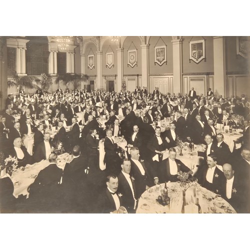 143 - A Selection of early 20th century Group meeting photographs; The Annual Assam Dinner - A. Bryans Esq... 