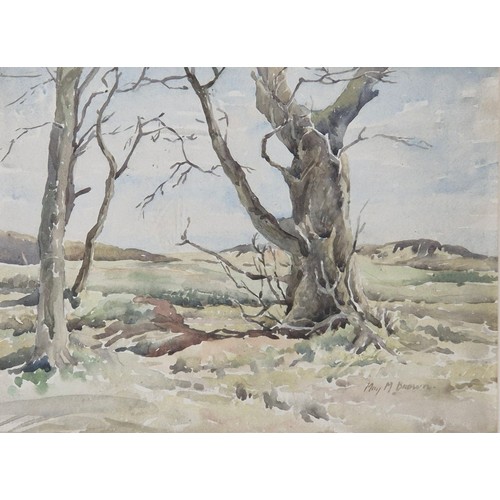 251 - May. M. brown  Water colour countryside scene [55x63cm]