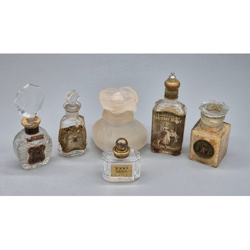 51 - A Selection of Antique and vintage scent/ perfume bottles; Yardley London Scent bottle, The Erasmic ... 