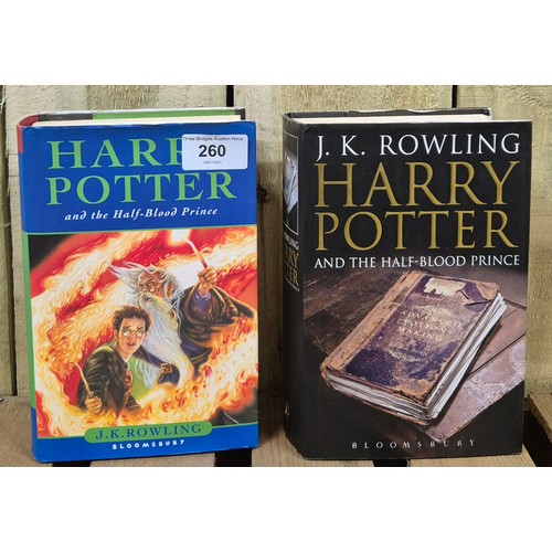 260 - Two 1st edition Harry Potter and the Half Blood Prince books by J.K.Rowling. Bloomsbury.