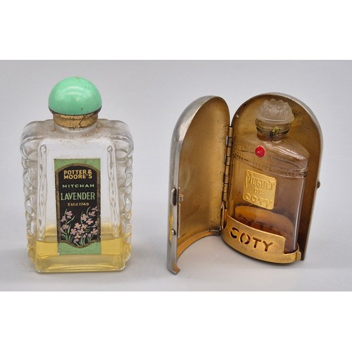 31 - A Collection of antique and vintage perfume/ scent bottles; Mujuet De Coty perfume bottle, Rene Lali... 