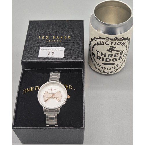 71 - Boxed ladies Ted Baker London watch.