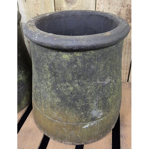 361 - Pair of small chimney pots. [30cm high]