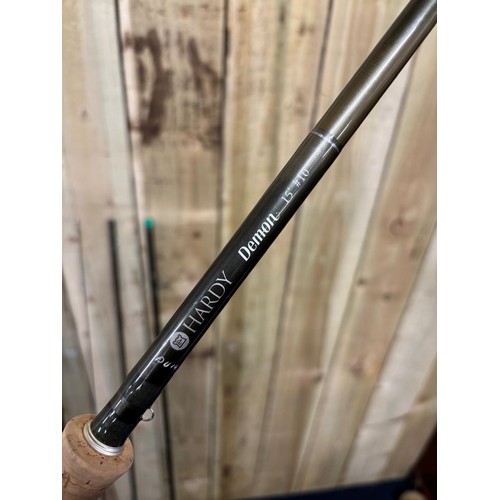 236 - Hardy Brothers Demon 15 foot #10 four piece fly rod, bag and carry tube. Nice clean condition.