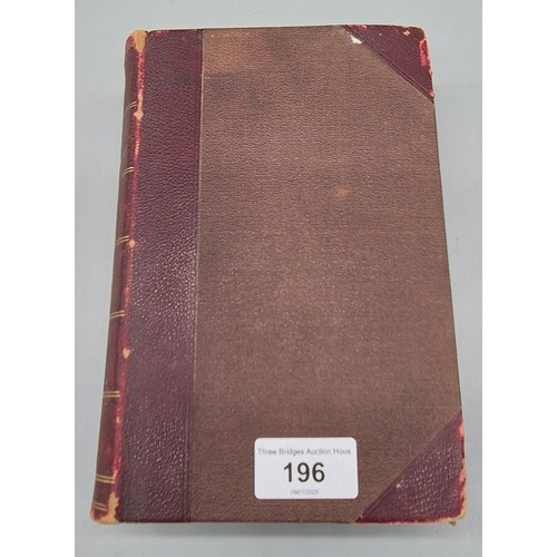 196 - The First Eight Years of the Robert Browning Settlement book. dated 1895-1902. Inscribed to the insi... 