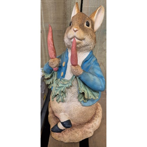 393 - A Collection of Border Fine Arts Peter Rabbit Figures; Large Peter Rabbit Display figure, The Tales ... 