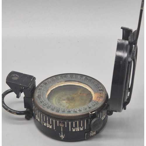 182 - Military Pocket compass [G.E.C.] No. B 142824. Comes with carry case.