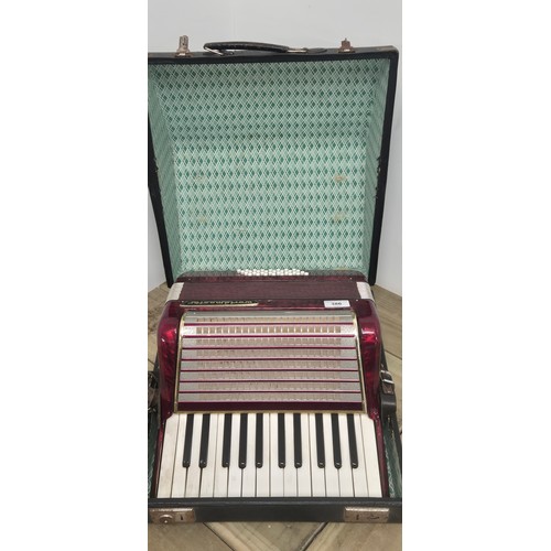 386 - World master Accordion in fitted case