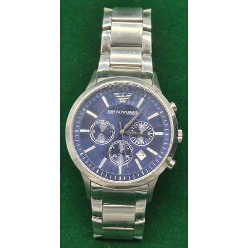 13 - Gent's Emporio Armani AR-2448 111104 Watch.