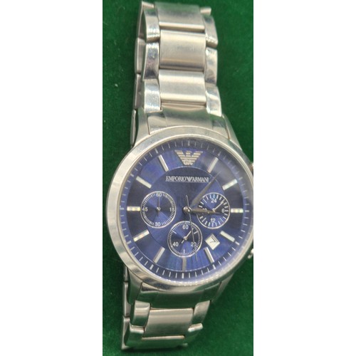 13 - Gent's Emporio Armani AR-2448 111104 Watch.