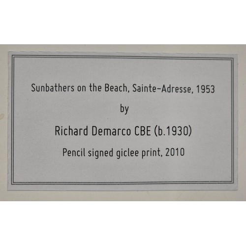 344 - Richard Demarco [b.1930]
Signed Giclee print titled 