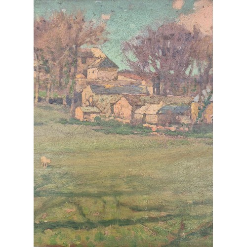 491 - Samuel John Lamorna Birch, R.A., R.W.S. (1869-1955)
Late 19th century oil painting on wooden panel. ... 